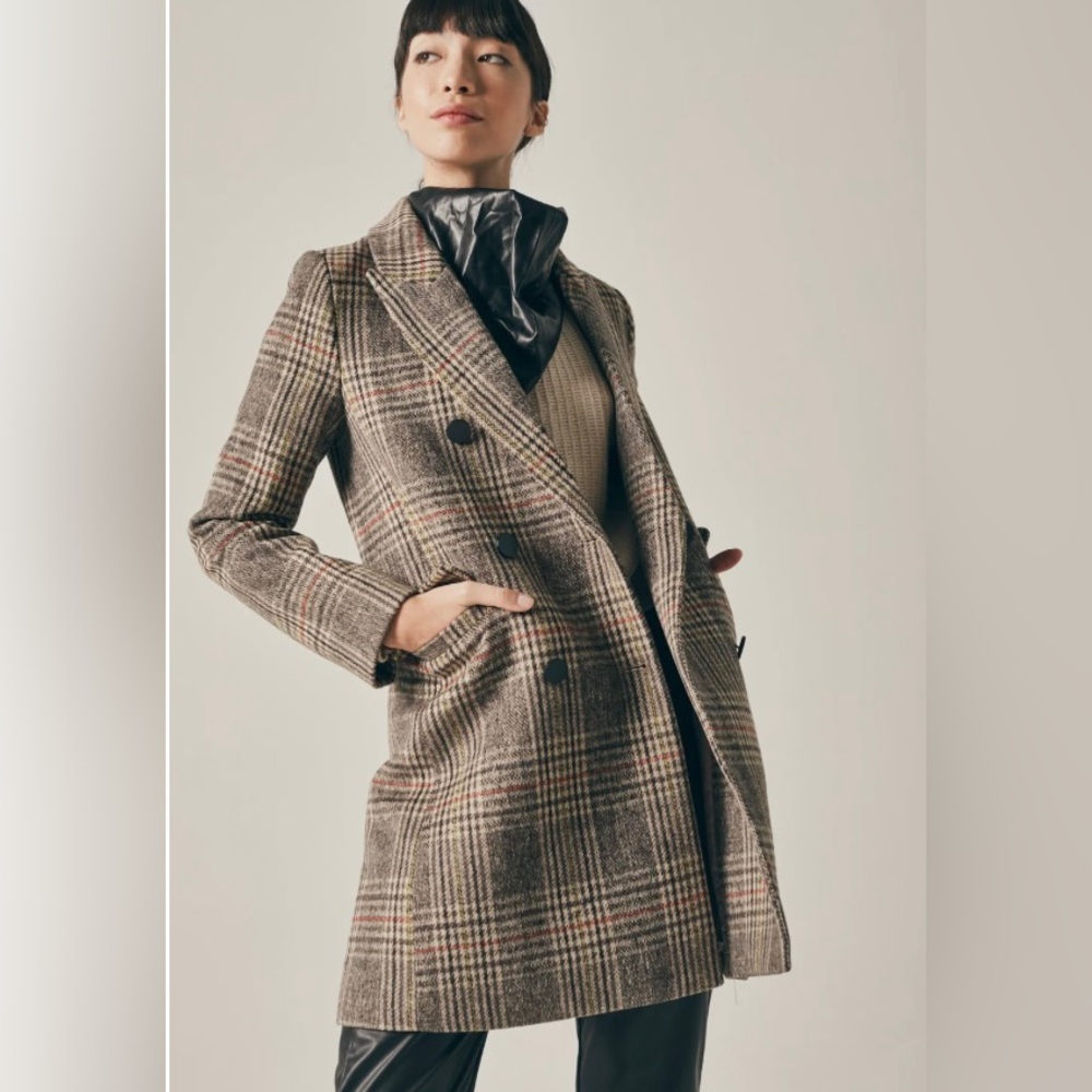 Deluc Lara plaid coat